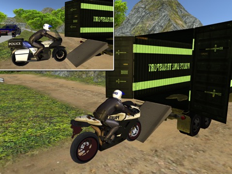 OffRoad警察のバイクの輸送 - オートバイの運転のおすすめ画像5
