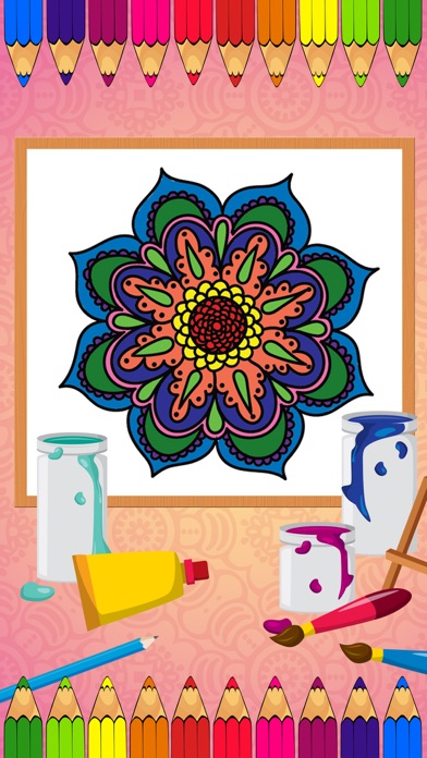 Screenshot #2 pour Mandala Coloring Pages- Game Adult Coloring book