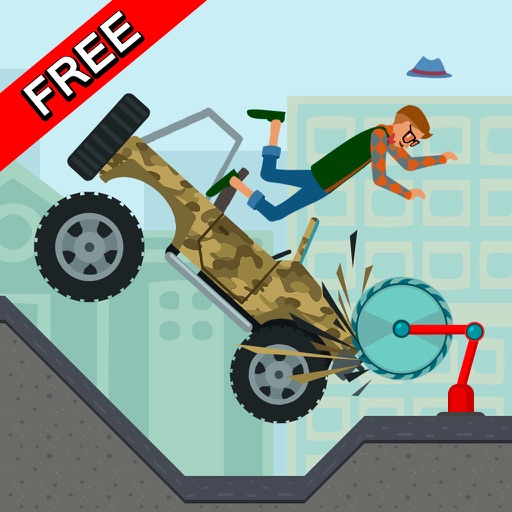 Wheels Hill Crash Test Simulator 2D iOS App