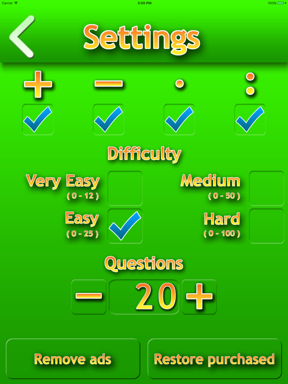 Math For Kids from 2 to 10 Years Old iPad screenshot