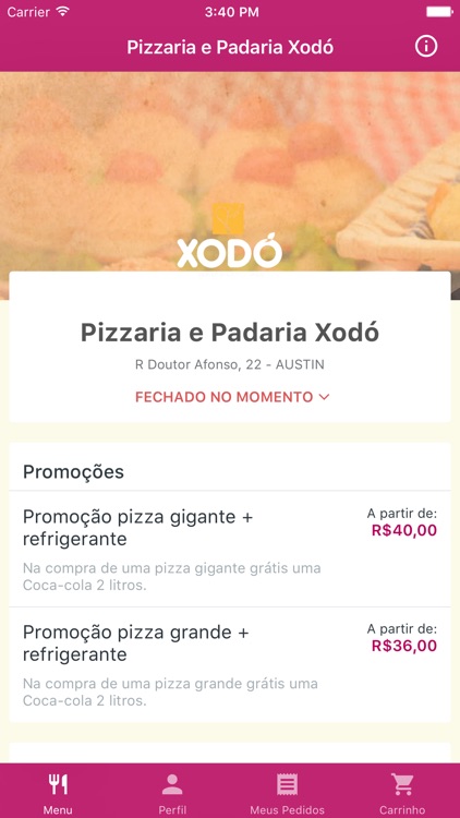 Pizzaria e Padaria Xodó Delivery