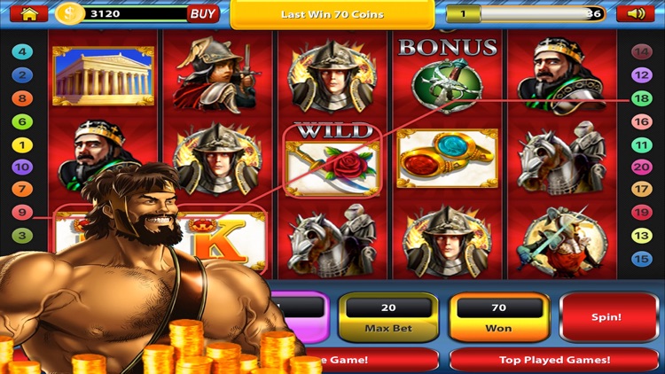 Hercules Casino Vegas Slot Machine Reward Games