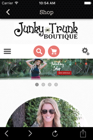 Junky Trunk Boutique screenshot 2