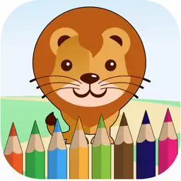 Kids Animals Coloring Pages for Girls & Boys app icon