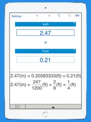 inches, feet, yards and miles converter ipad resimleri 1