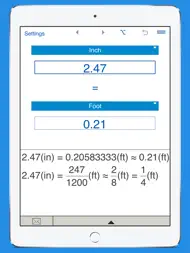Inches, Feet, Yards and Miles Converter ipad bilder 0