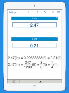 Inches, Feet, Yards and Miles Converter iPad image 1