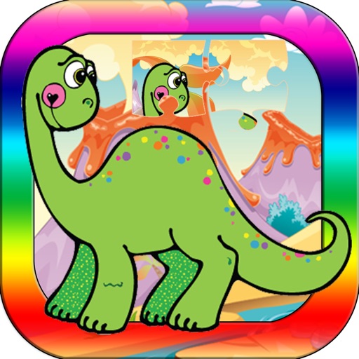 Pre-K Activities Puzzles - Dinosaur Jigsaw Game icon
