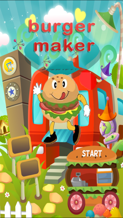 Screenshot #2 pour burger maker child game العاب اطفال صنع البرقر