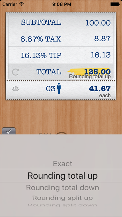Screenshot #2 pour FYI Tip Calculator Free