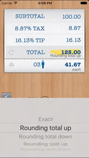 Captura de pantalla de FYI Tip Calculator Free en iPhone 2