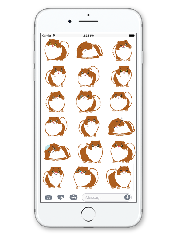 Screenshot #4 pour Pom Pom Pomeranian Stickers