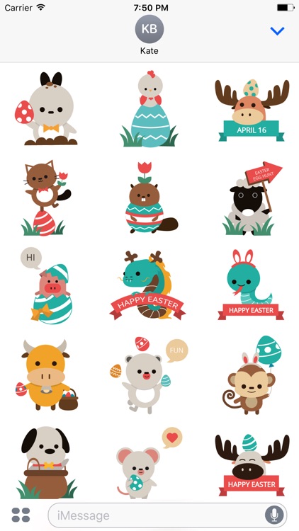 Easter Bunny versus Sticker Pack