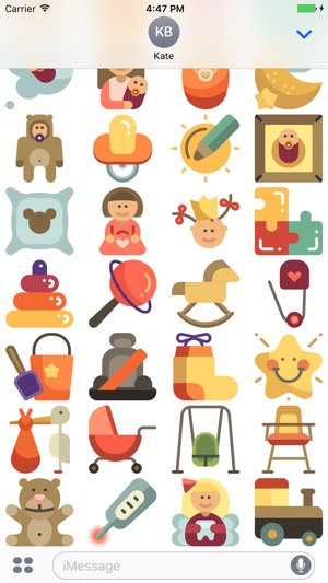 Tots Stickers - Emoji for Young Families(圖4)-速報App