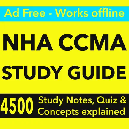 NHA CCMA STUDY GUIDE & Exam Prep App 2017 Cheats