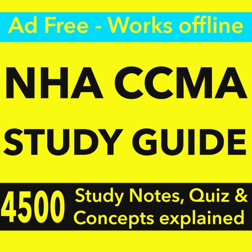 NHA CCMA STUDY GUIDE & Exam Prep App 2017 icon