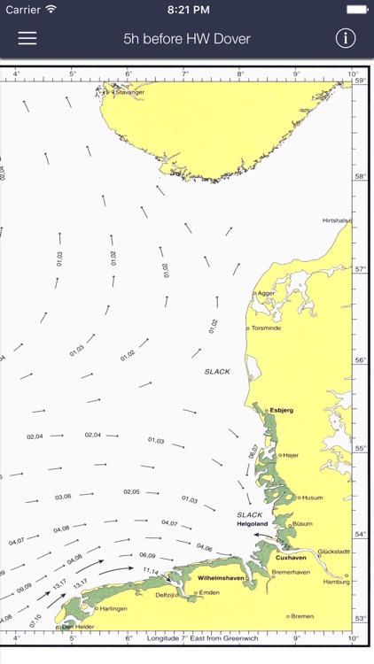 Tidal Stream Atlas North Sea, East