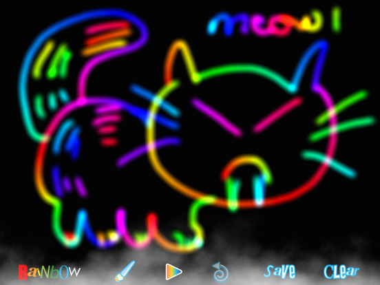 Screenshot #4 pour RainbowDoodle - Animated rainbow glow effect