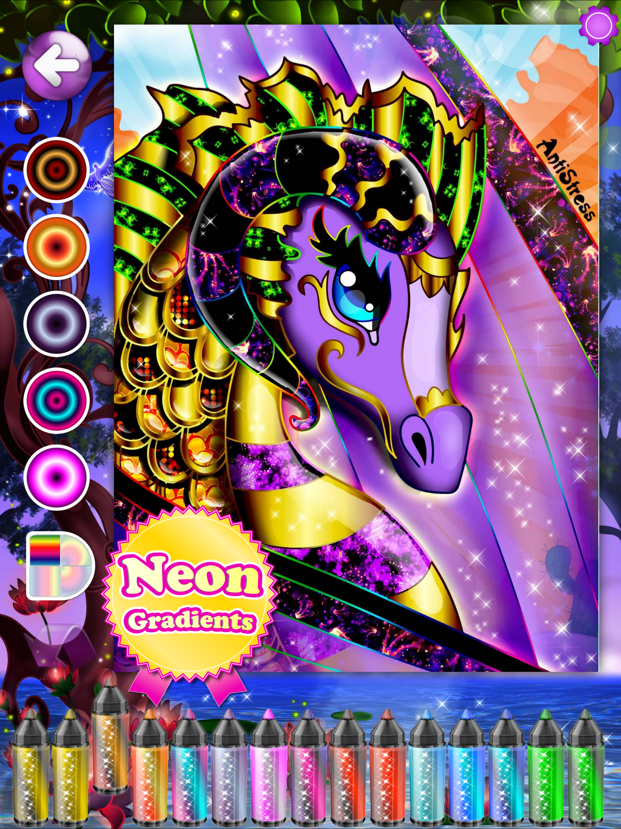 Adult Coloring Books with Fun Games for Adults screenshot 7