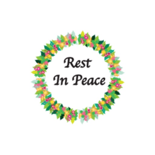 Wreath: R.I.P. stickers by wenpei icon