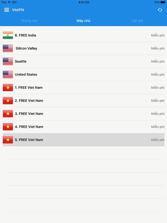 Captura de Pantalla 3 VietPN iphone