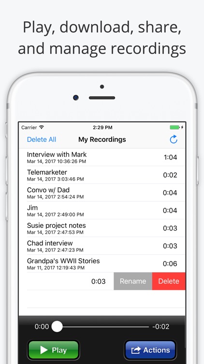 Call Recorder Lite for iPhone