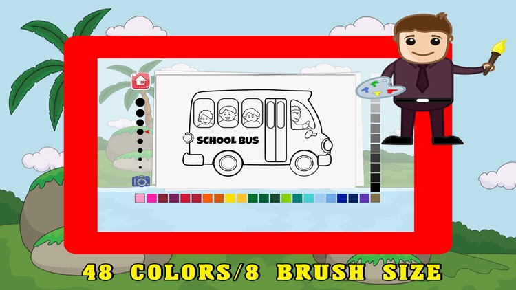 Vehicle Kids Coloring Book - Truck Car Train Pages screenshot-4