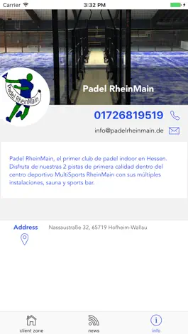 Game screenshot Padel RheinMain apk