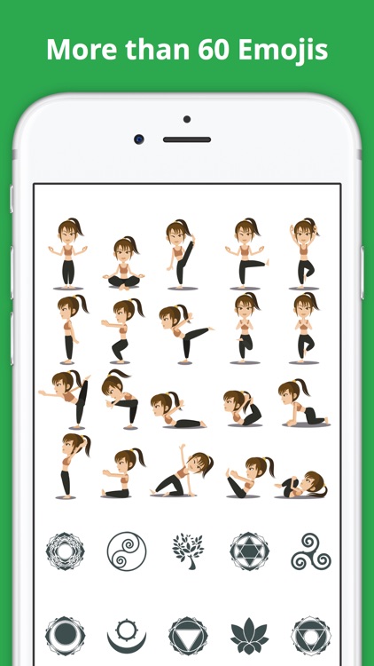 YOGAMOJI 2017 - Yoga Emojis & Stickers Keyboard
