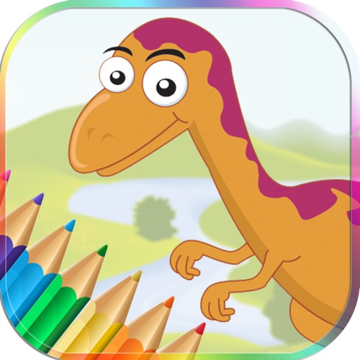 Game For Kids : Dinosaur Coloring Book