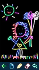 Kids Doodle - Neon Doodle & Draw Pro screenshot #2 for iPhone