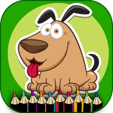 Activities of Dog coloring book for kids: play and learn color