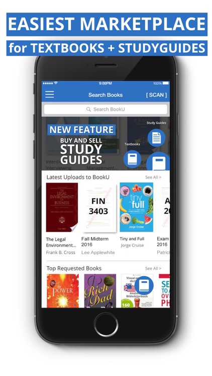 BookUapp - Textbooks and Study Guides Marketplace
