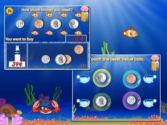 Amazing Coin(USD)- Money learning & counting games iPad screenshot 4 - Finance app