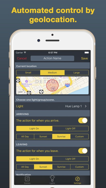 iHue for Philips Hue - easy control of light. screenshot-3