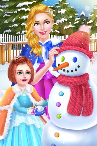 Royal Family Winter Salon - Snow Princess Makeover screenshot 2