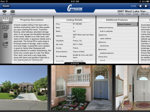 Guarantee Real Estate for iPad screenshot 2