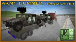 army hummer transporter truck driver - trucker man iphone screenshot 1