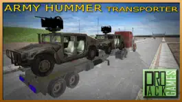 Game screenshot Army Hummer Transporter Truck Driver - Trucker Man mod apk