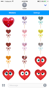 Heart Emoji - Love Emoticon Stickers for Texting screenshot