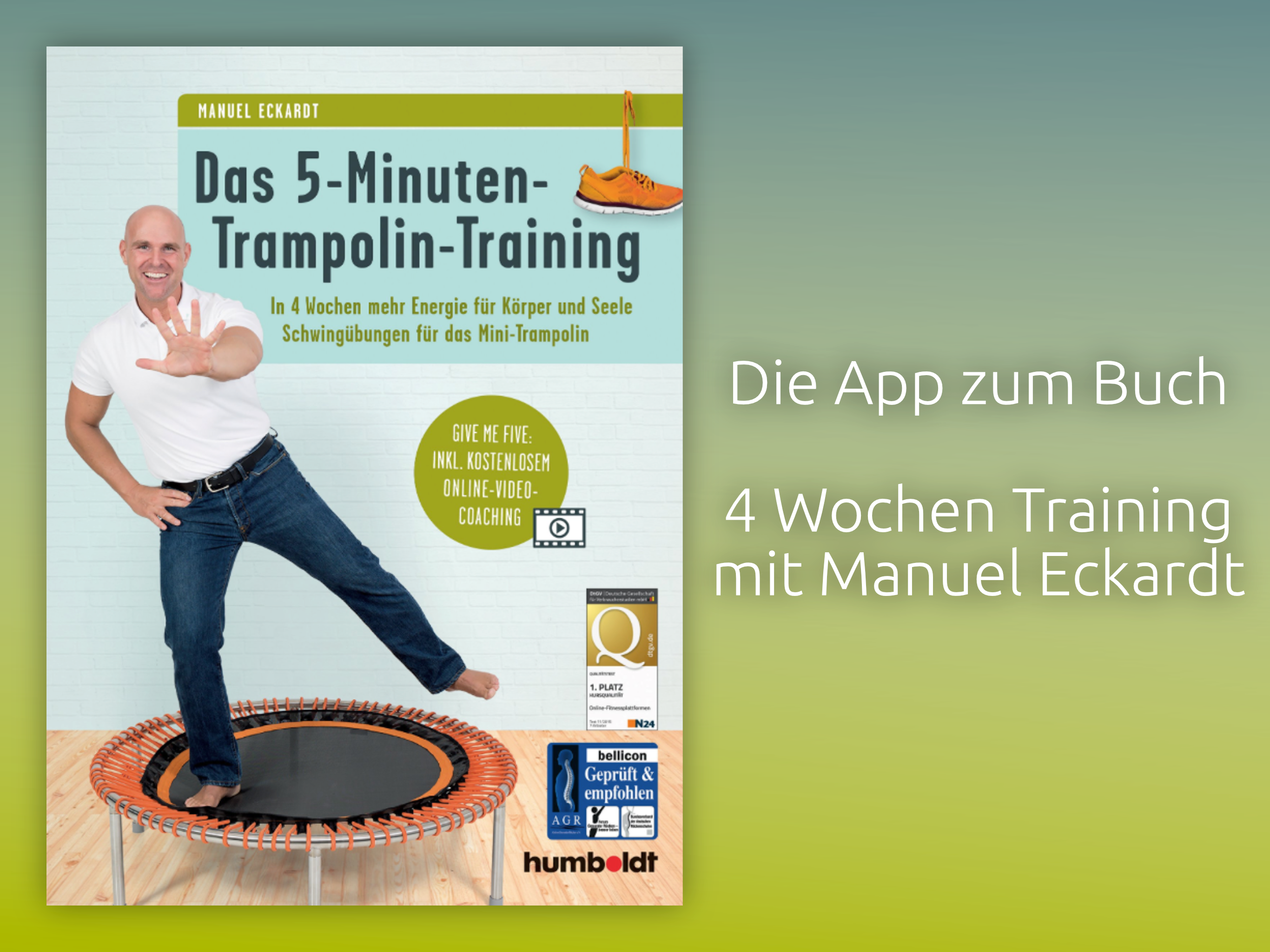5 Minuten Trampolintraining