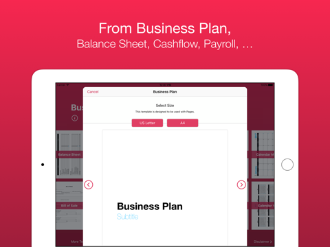 Business Templates for Pages screenshot 2