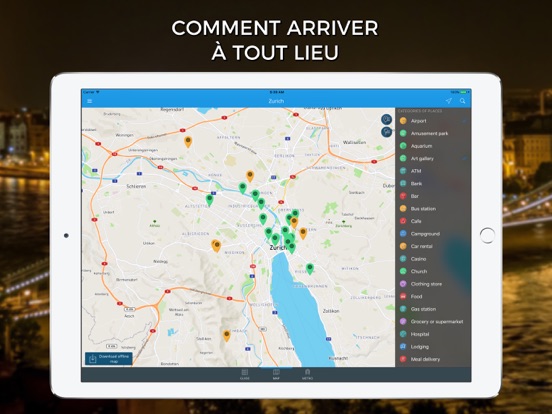 Screenshot #6 pour Zurich Guide Voyage avec Offline Maps