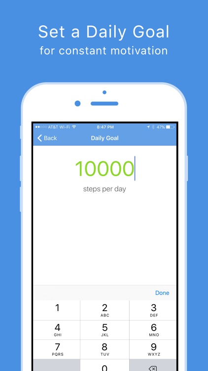 Step Alert - Daily Step Counter on the App Icon