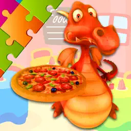 Pizza Puzzles - Drag and Drop Jigsaw for Kids app icon