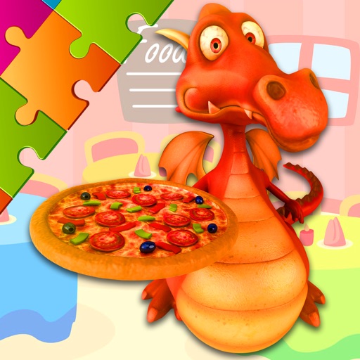 Pizza Puzzles - Drag and Drop Jigsaw for Kids icon