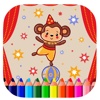 Circus Show Coloring Book Game For Kids