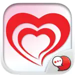 Red Heart Collection Stickers for iMessage App Contact