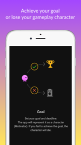 Motivator — habits tracker & life goals motivation screenshot