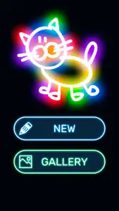 Doodle Draw - Neon Doodle screenshot #1 for iPhone